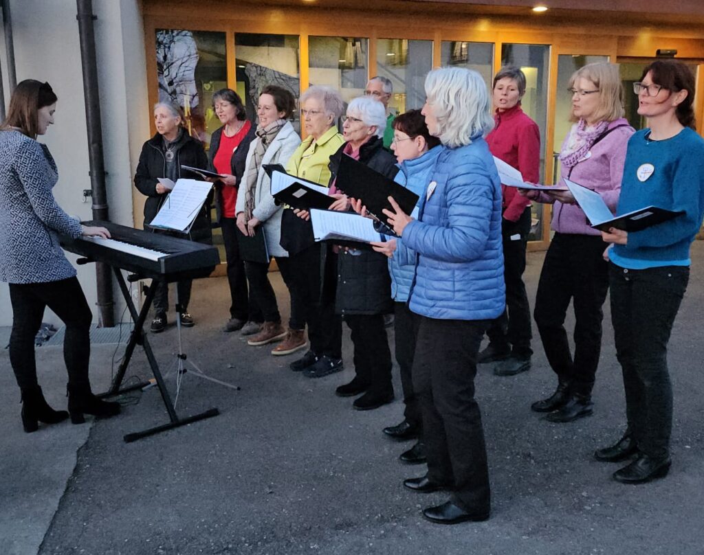Singwerkstatt Küttigen. Frühlingsapero Schloss Biberstein März 2024